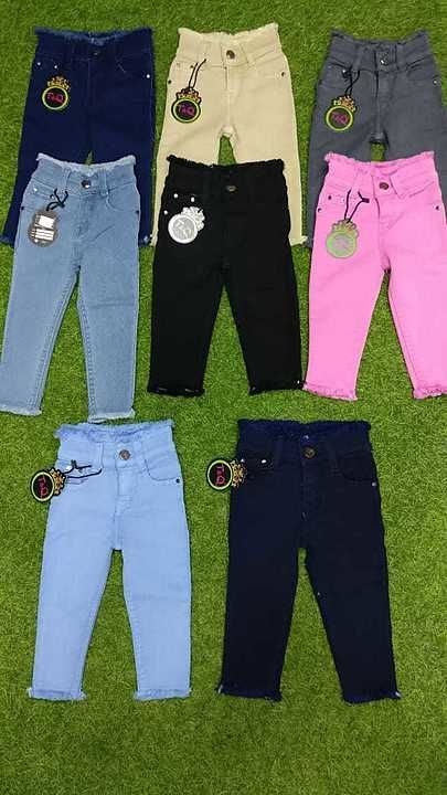 Girls fancy jeans uploaded by business on 9/25/2020