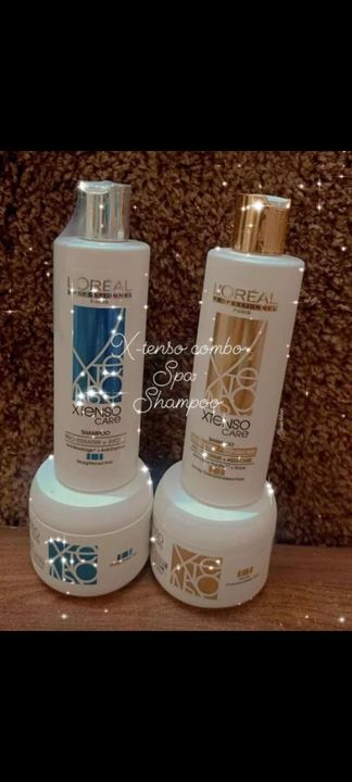 Post image EXTENSO COMBO 

Loreal extenso spa
Expiry 2023
MRP 780/-
Weigh 200gm

Loreal extenso shampoo
Expiry 2023
MRP 899/-
Weigh 250ml

Price - 1000