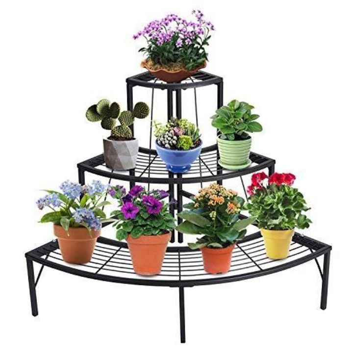 Iron corner plant stand uploaded by business on 12/14/2021