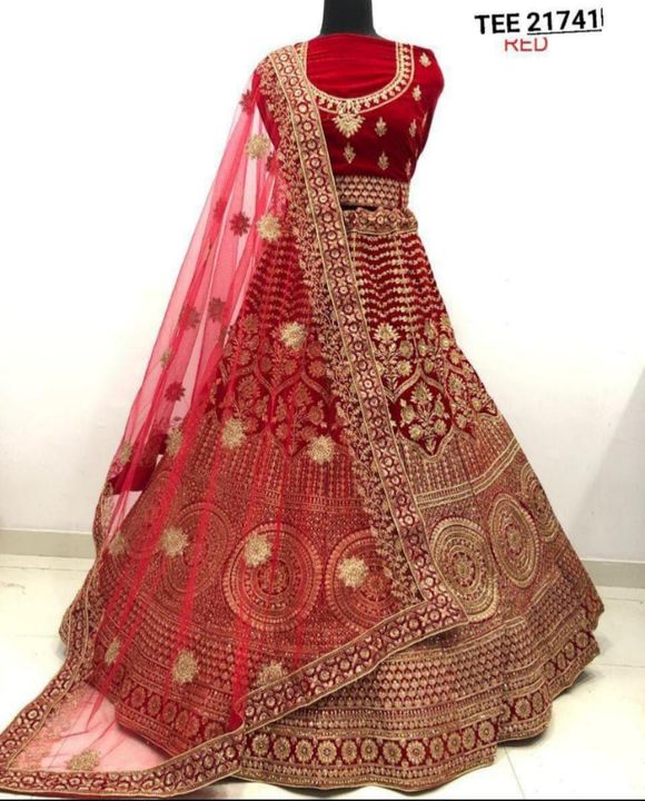 Heavy bridal lehenga  uploaded by Paakhi fashions on 12/14/2021