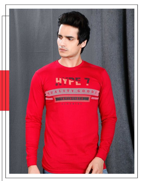 R/n full sleev tshirt uploaded by Nitya garment on 12/14/2021