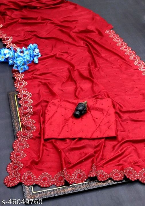 Yashvi fancy dola silk saari uploaded by Sanvi fashion on 12/14/2021