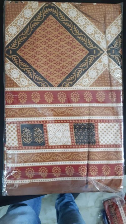 Jaipuri bedsheets  90x100 uploaded by J S TEXTILES  on 12/14/2021