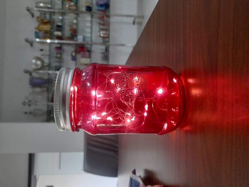 Led jar uploaded by Glass candle l8ght on 12/14/2021