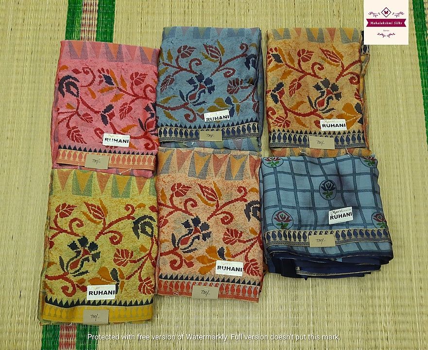 Synthetic sarees  uploaded by P. Soundeswari Traders on 9/25/2020
