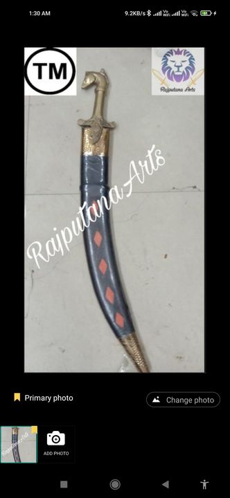Bahubali Sword uploaded by Rajputana Arts on 12/14/2021