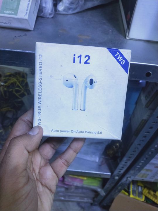 Iphone 12 TWS-i12 Airpods ultra quality with high definition Sound booking fast for latest price uploaded by R.K. OFFICE SOLUTIONS PRO on 12/14/2021