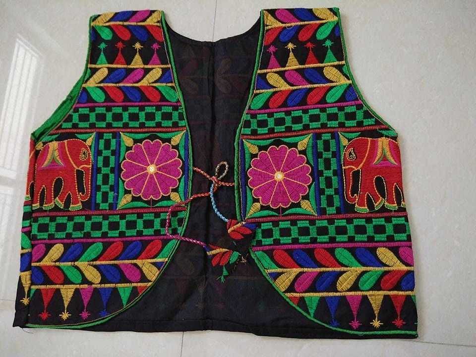 Kutch embroidery jackets
Both side embroidery
Size S, M, L
Length 18 inches
 uploaded by business on 9/25/2020