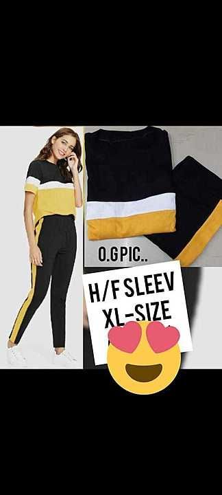 LADIES NIGHT SUIT

Trouser + T-shirt

Available size: M/L

Fabric: Soft Cotton Jersey
.....

 uploaded by Online shopping  on 9/25/2020