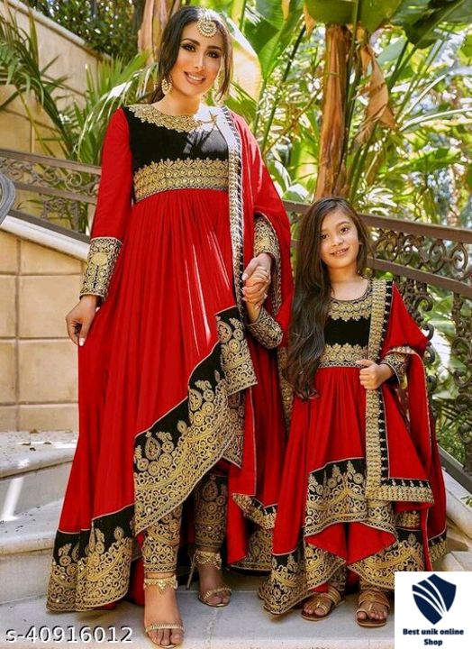 Post image I want 1 Pieces of Mother and Daughter Combo Dress Suit
Fabric: Vichitra Silk
Fabric Kid Dress: Vichitra Silk
Pattern: .
Chat with me only if you offer COD.
Below are some sample images of what I want.