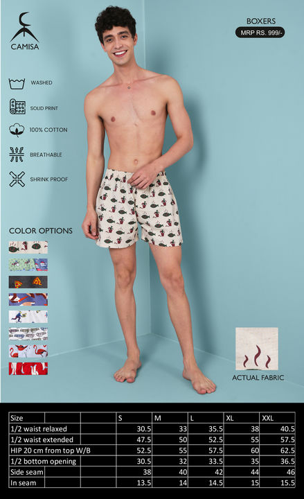 Product image of Men's Boxers , price: Rs. 130, ID: men-s-boxers-04f26e62