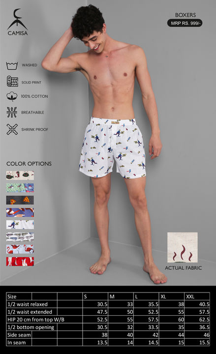 Product image of Men's Boxers , price: Rs. 130, ID: men-s-boxers-8b774402