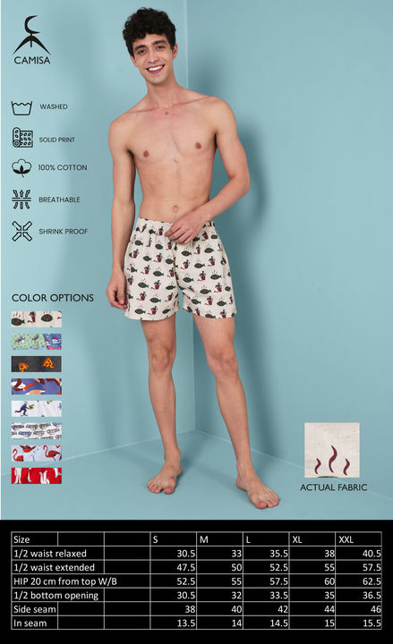 Product image of Men's Boxers , price: Rs. 130, ID: men-s-boxers-fc2e11a8