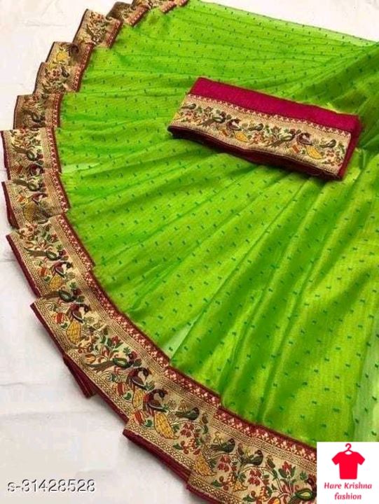 Silk saree uploaded by Hare Krishna fashion on 12/15/2021