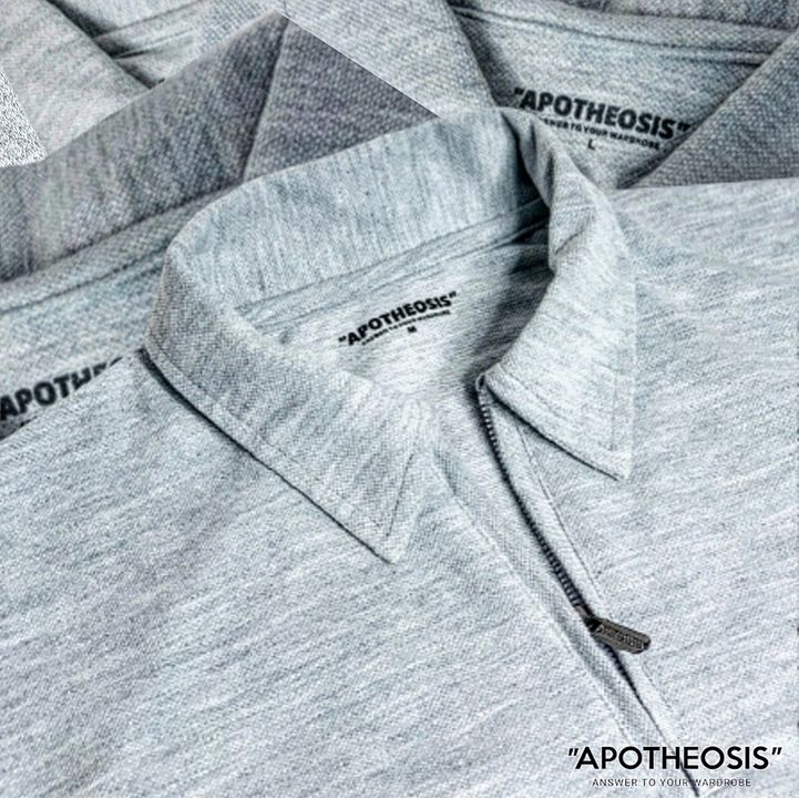Polo Shirt; Grey Marl uploaded by Apotheosis Apparels on 12/15/2021