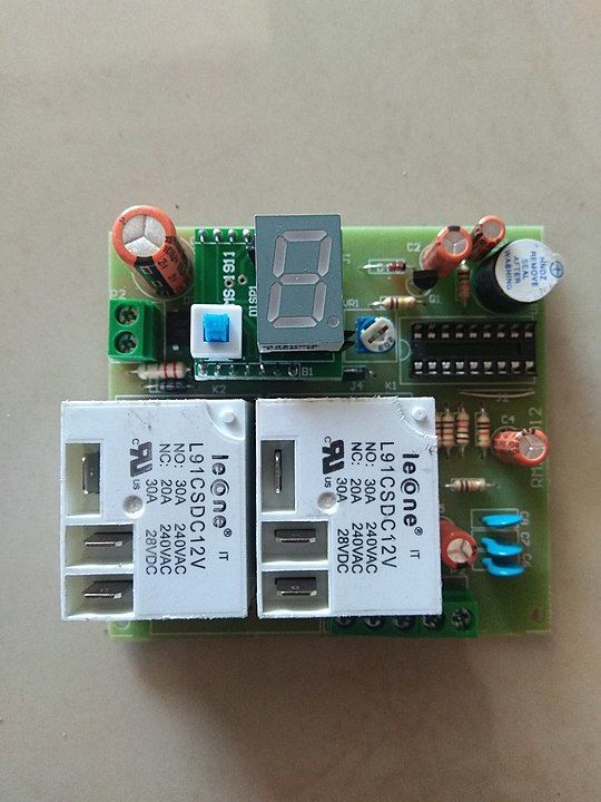 Fully Automatic Water Pump Controller pcb kit  uploaded by Abhimanyu Future World  on 9/25/2020