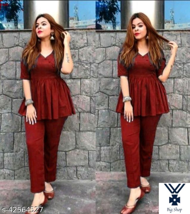 Post image fashionable top with pant