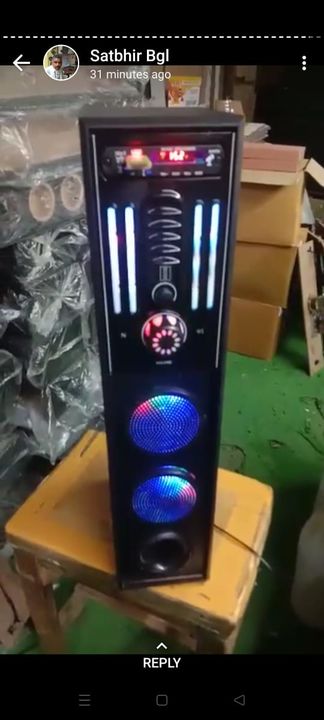 N95 light 5" woofer Bluetooth tower speaker with bass quality  uploaded by 10vir Enterprises on 12/15/2021