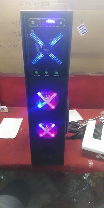 X liggt 5" woofer Bluetooth tower speaker with bass quality  uploaded by 10vir Enterprises on 12/15/2021