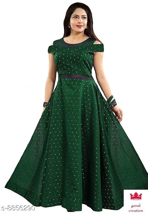 Pretty Partywear Women Gown uploaded by goyal creation on 9/25/2020