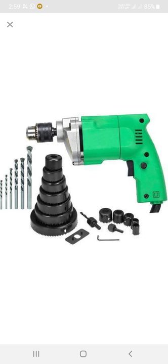 10 mm drill machine 16 pc holsaw set 5 pc masonary bit set uploaded by power tools on 12/15/2021