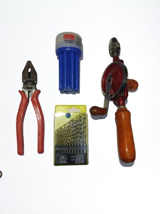 screw driver kit .. hand drill ... plier.. 13pc Hss bit uploaded by business on 12/15/2021