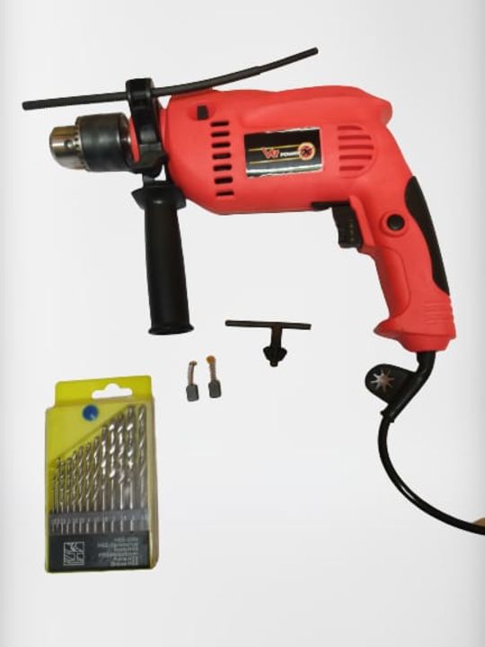 13mm reversible drill machine with 13pc hss bit set uploaded by business on 12/15/2021