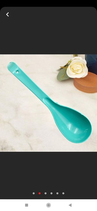 Plastic serving spoon uploaded by Solanki Creation on 12/16/2021