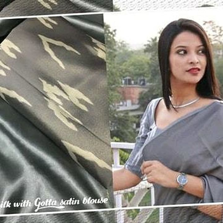 Satin saree uploaded by Aizah Fashion on 9/25/2020