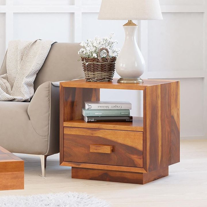Wooden bed side table uploaded by business on 12/16/2021