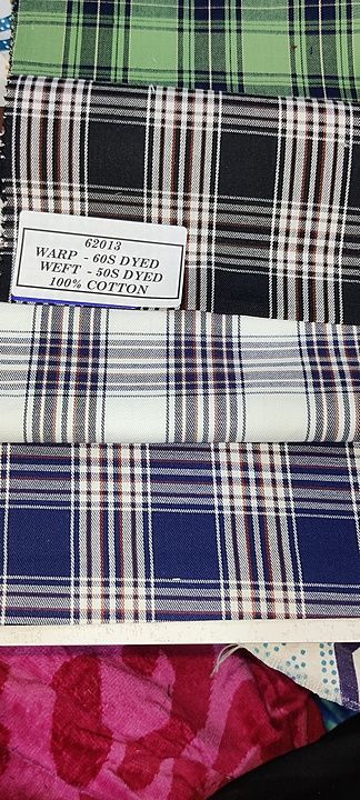 Post image Hey! Checkout my new collection called Cotton twill checks .