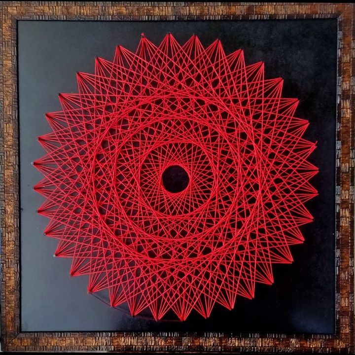 Mars string art uploaded by business on 12/16/2021