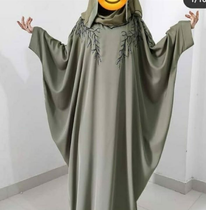 important nida fabric and Hand work uploaded by  Fatima Burqa fashion |Burqa Abaya on 12/16/2021