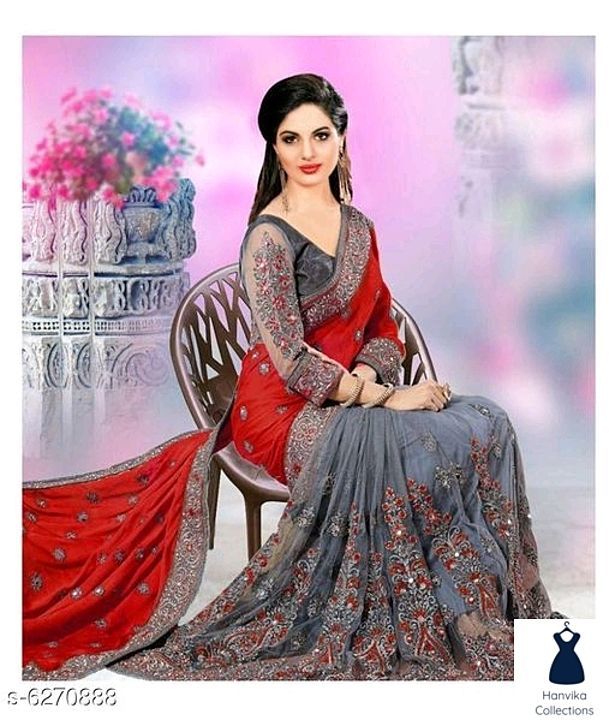 Net Saree uploaded by Hanvika collections on 9/25/2020