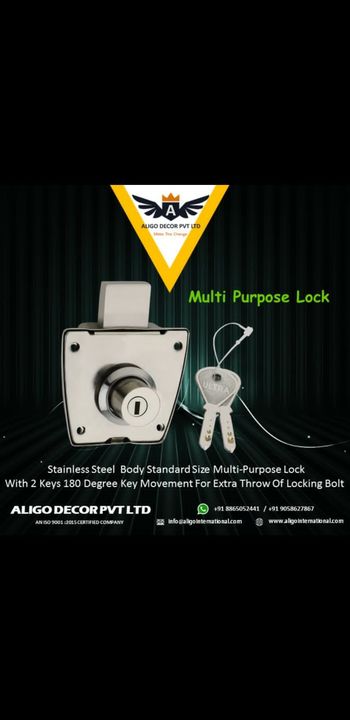 Multi locks uploaded by ALIGO DECOR PVT LTD on 12/16/2021