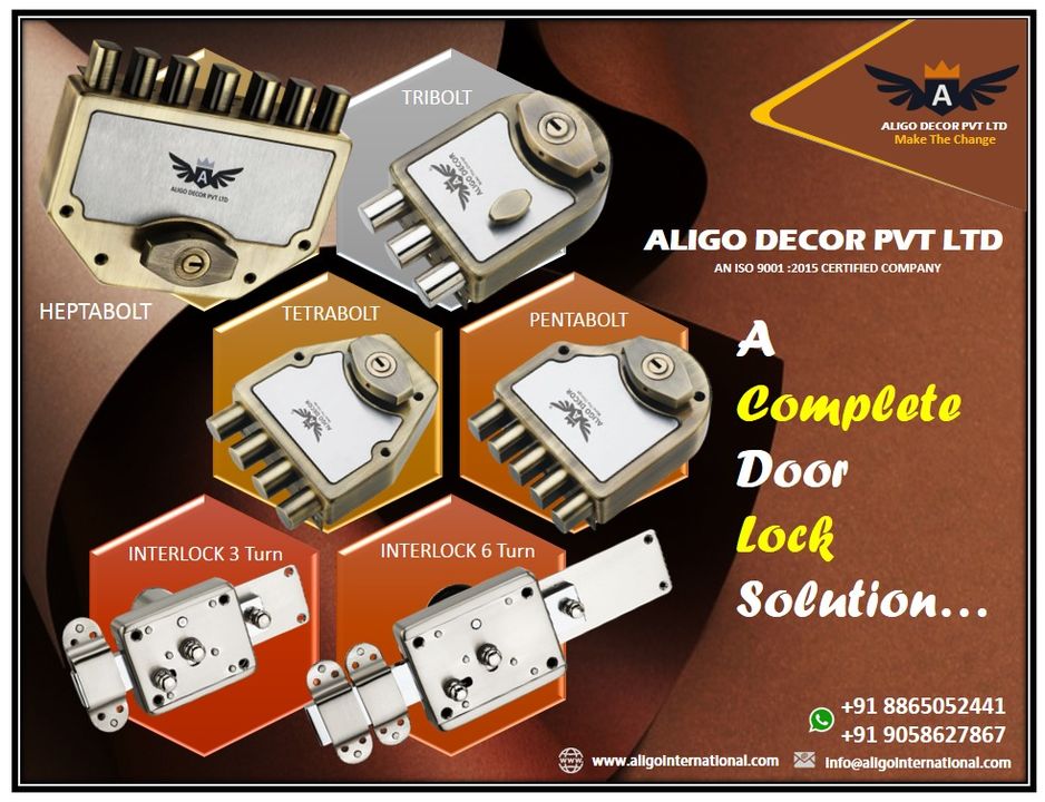 Door locks uploaded by ALIGO DECOR PVT LTD on 12/16/2021