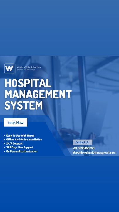 Hospital management software uploaded by Wide web solution on 12/16/2021