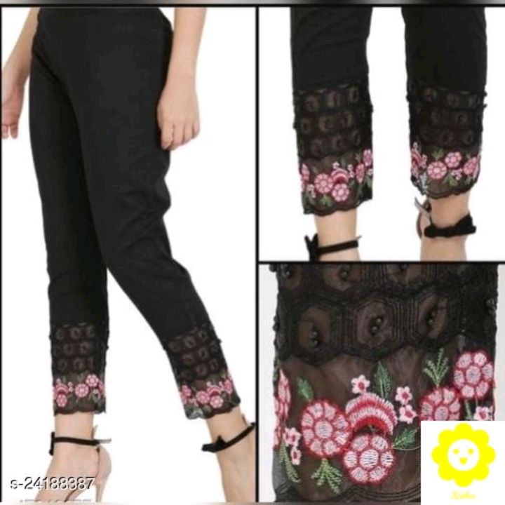 Catalog Name:*Stylish Fashionable Women Women Trousers*
Fabric: Cotton Lycra
Pattern: Embroidered
Si uploaded by business on 12/17/2021
