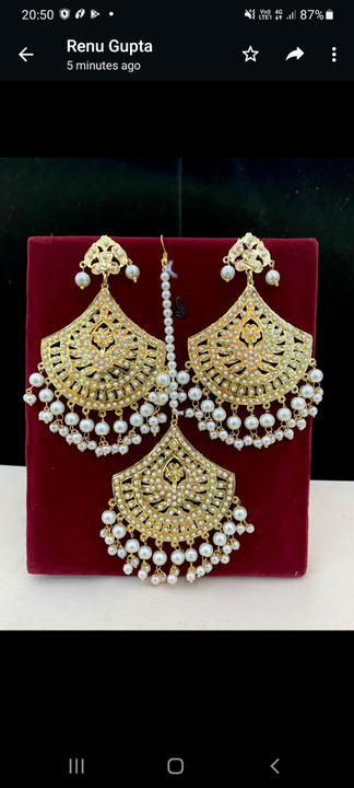 Classic Earrings  uploaded by RR Electricals & Hardware  on 12/17/2021