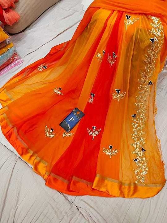 Jaipuri multi dying sarees uploaded by Ranu's shop on 9/25/2020