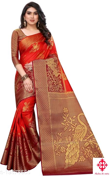 Post image Rs 1000Saree Fabric: Cotton SilkBlouse: Running BlouseBlouse Fabric: Cotton SilkPattern: Self-DesignBlouse Pattern: Product DependentMultipack: SingleSizes: Free Size (Saree Length Size: 6.1 m, Blouse Length Size: 0.8 m) 
Dispatch: 4-5 DaysEasy Returns Available In Case Of Any Issue*Proof of Safe Delivery! Click to know on Safety Standards of Delivery Partners- https://ltl.sh/y_nZrAV3