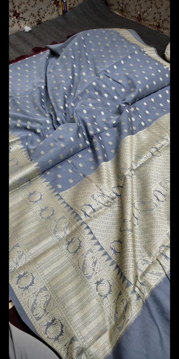 Baarasi silk dyble saree uploaded by Banarasi Saree on 12/17/2021
