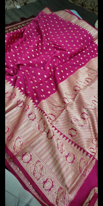 Baarasi silk dyble saree uploaded by business on 12/17/2021