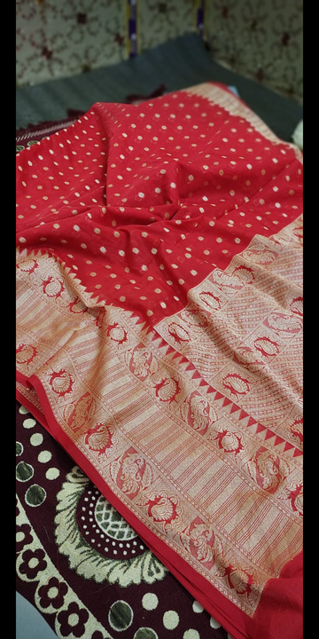 Baarasi silk dyble saree uploaded by business on 12/17/2021