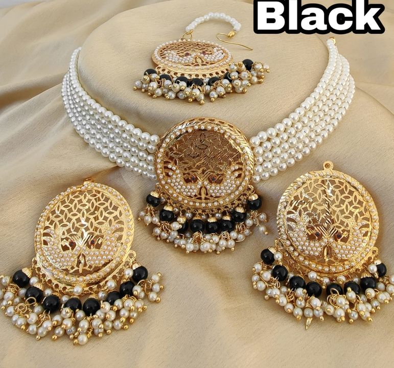 *🌹RED BOX JEWELLERY* 
*🌹AMERICAN DIAMOND 💎 NECKLACE SET*
*🌹 uploaded by business on 12/18/2021