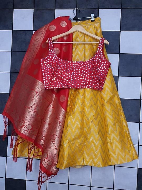 Banarasi Silk Lehenga Collection uploaded by Fashion Factory.IN on 9/26/2020