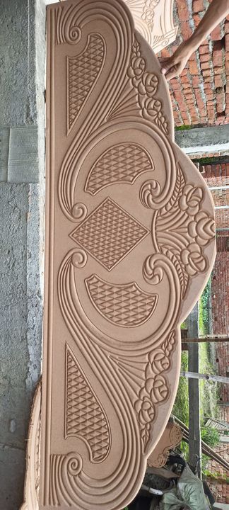 Bed headboard design uploaded by Hi tech cnc carving on 12/18/2021