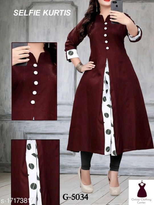 Catalog Name:*Adrika Alluring Kurtis*
Fabric: Khadi Cotton
Sleeve Length: Three-Quarter Sleeves
Patt uploaded by Amaush Kumar on 12/19/2021