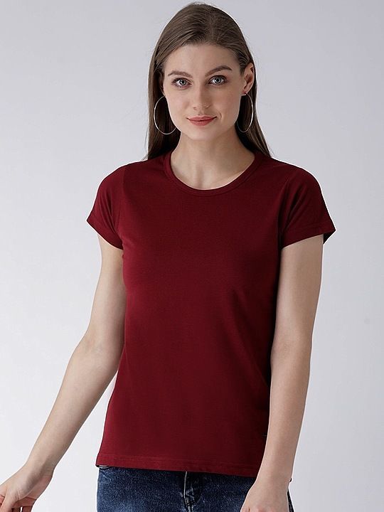 Women cotton tshirt uploaded by business on 9/26/2020