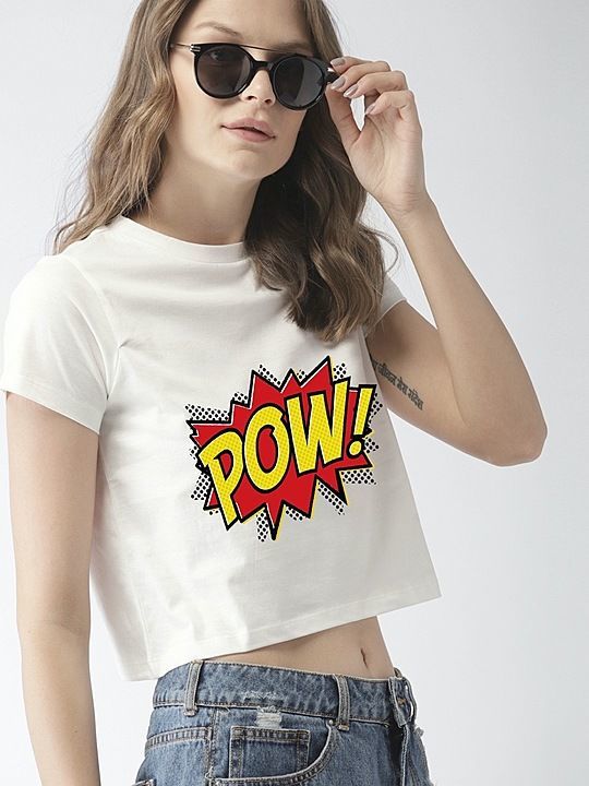 Women cotton blend crop top  uploaded by business on 9/26/2020